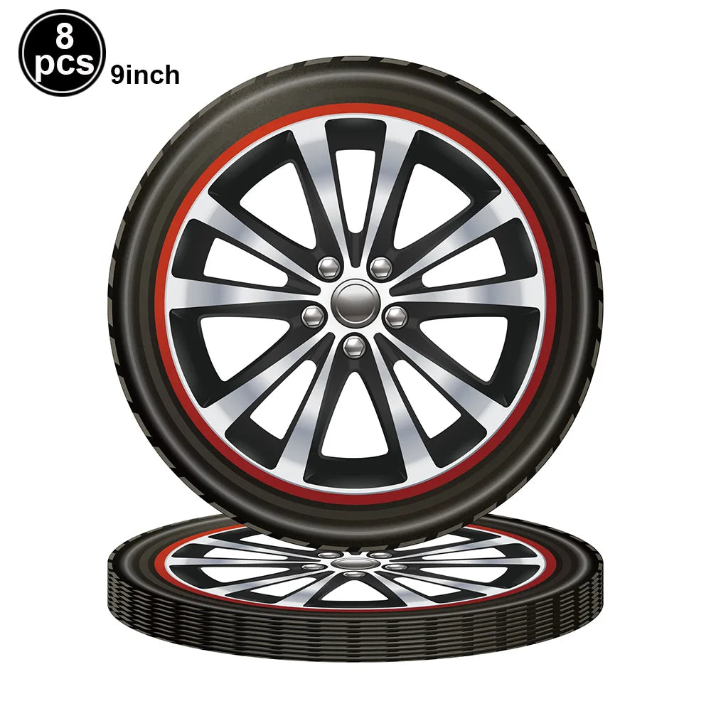 Race Car Tire Paper Napkins – Birthday & Baby Shower Party Supplies Party Paper Napkins Babs green
