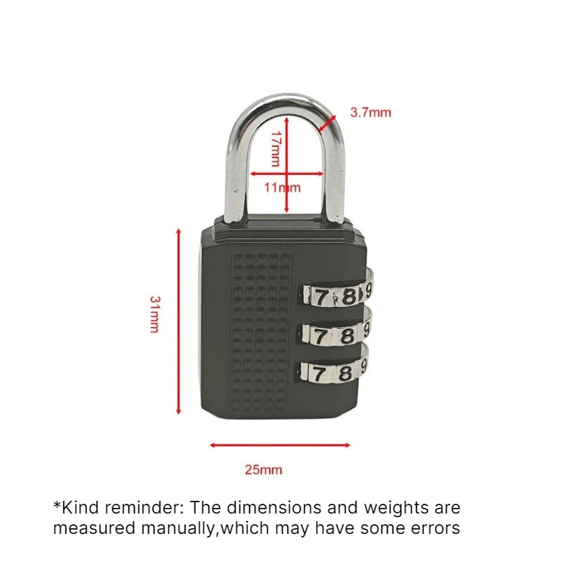 Waterproof Combination Padlock – Resettable Code Lock for Travel Combination Padlock Babs