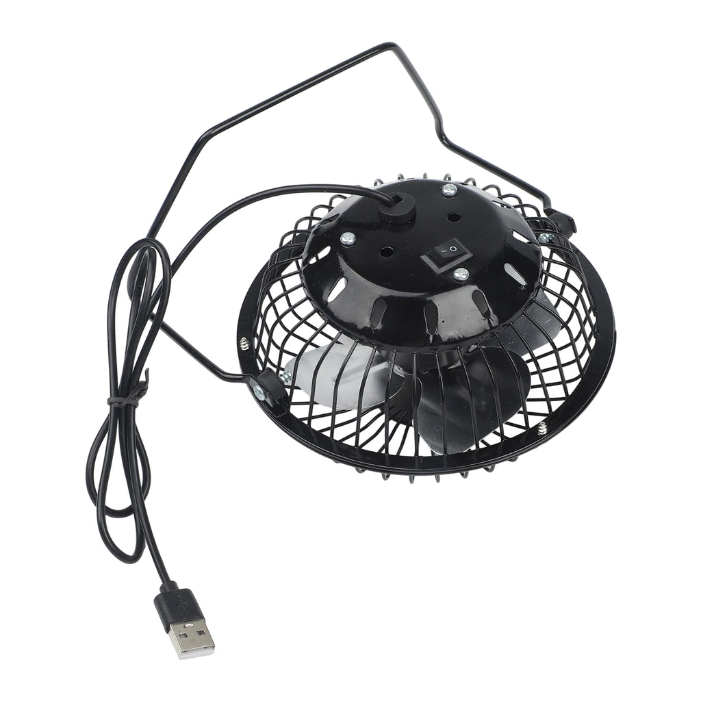 LEENKEA 4" Mini USB Desk Fan – 360° Rotation, Portable Mini USB Desk Fan Babs