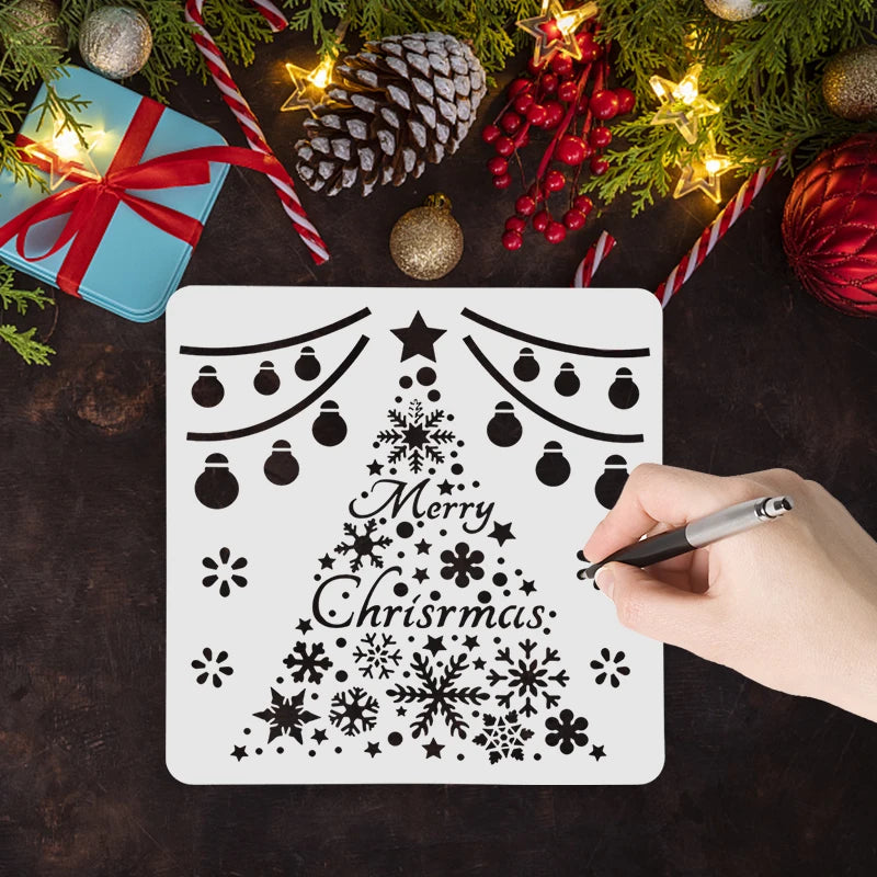 Christmas Drawing Stencils – DIY Cards, Scrapbooking & Wall Decor Christmas Drawing Stencils Babs