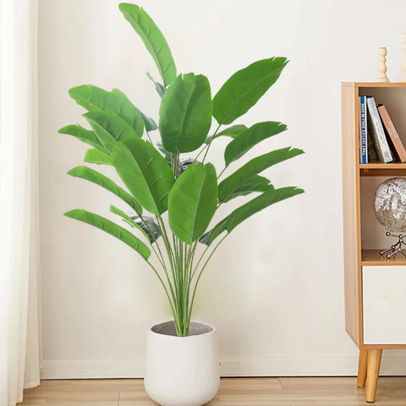 Large Artificial Tropical Palm & Monstera Leaves | Home Decor Artificial Tropical Plant Babs