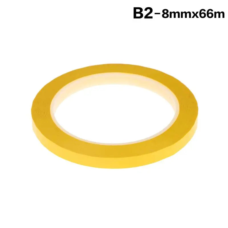 Residue-Free Positioning Marking Tape 5/8mm x 66M – PET Positioning Marking Tape Babs 8mm Dark yellow