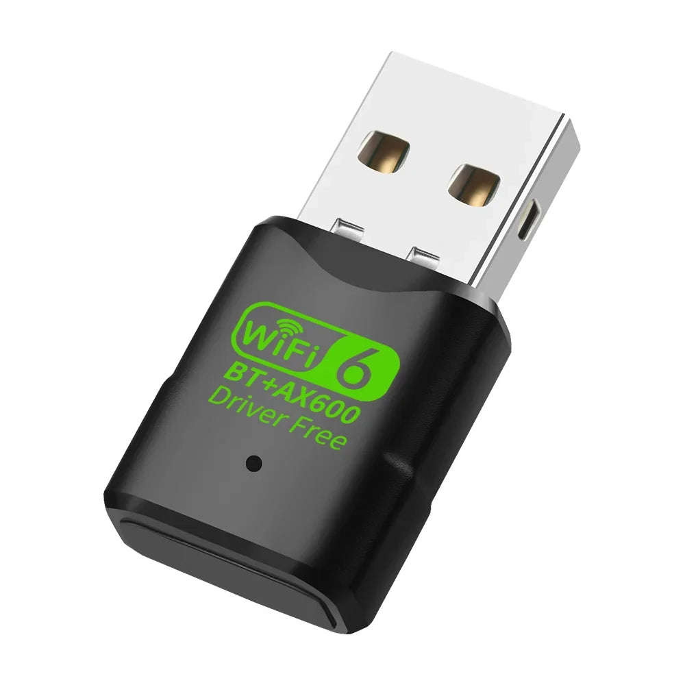 KEBIDUMEI AX600 WiFi 6 Bluetooth 5.4 USB Adapter Dual Band USB WiFi Adapter Babs 600Mbps and BT5.4