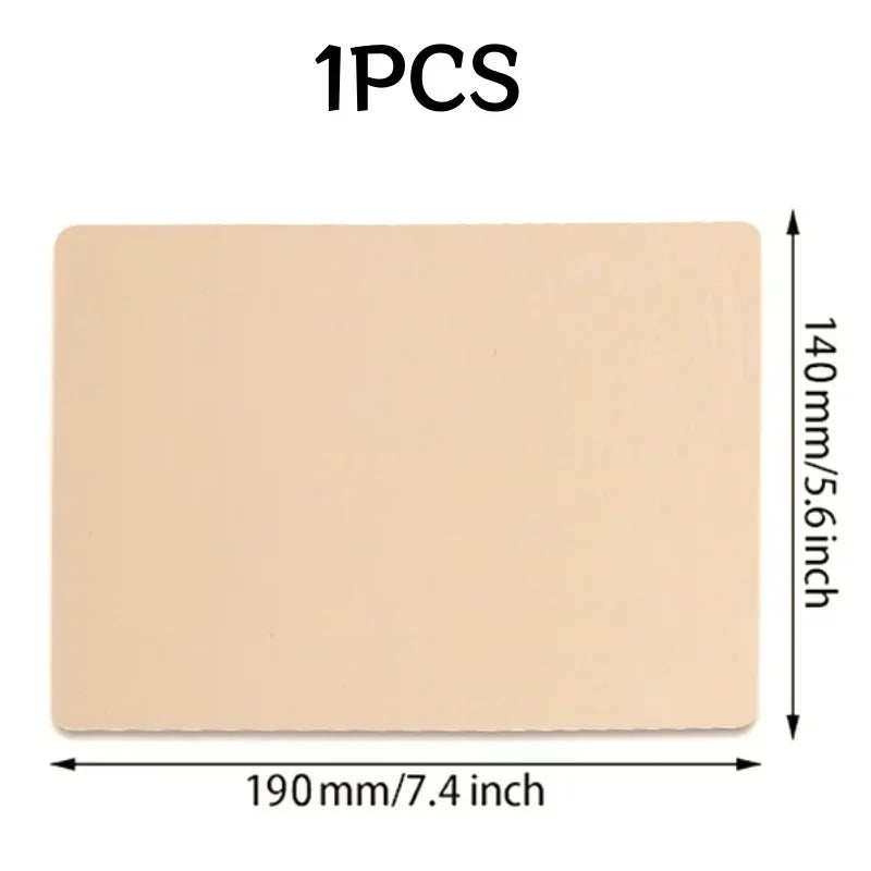 Double-Sided Tattoo & Eyebrow Practice Skin – Fake Skin Sheets Tattoo Practice Skin Babs 1PCS