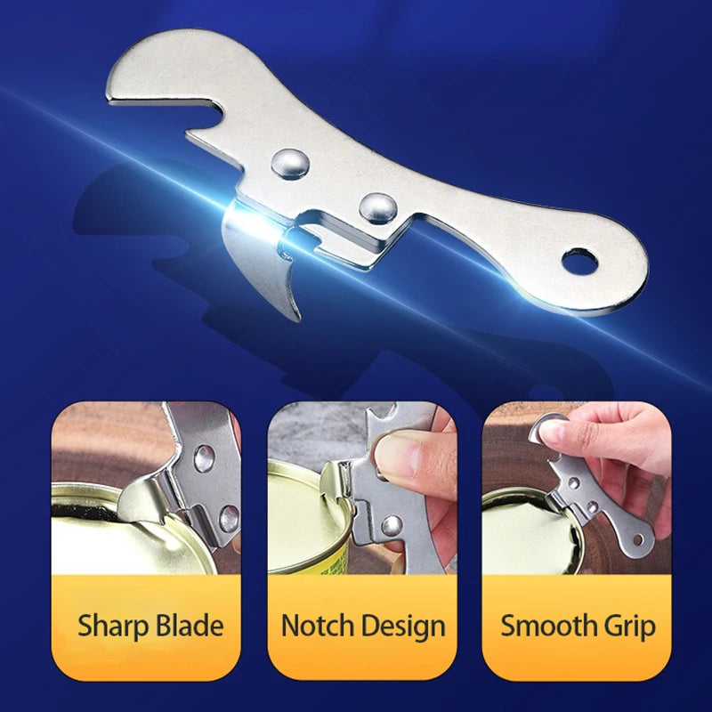 Portable Multifunction Jar & Bottle Cap Lid Opener – Stainless Steel Jar & Lid Opener Babs