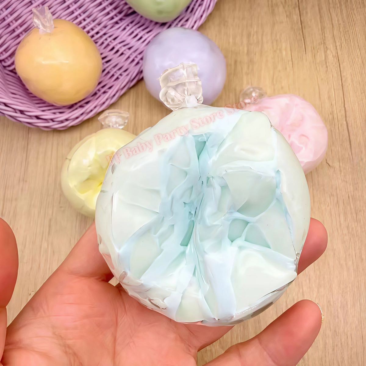 Squishy Sensory Fidget Balls – Chocolate, Matcha & Macaron Squishy Fidget Toy Babs 1pc 2