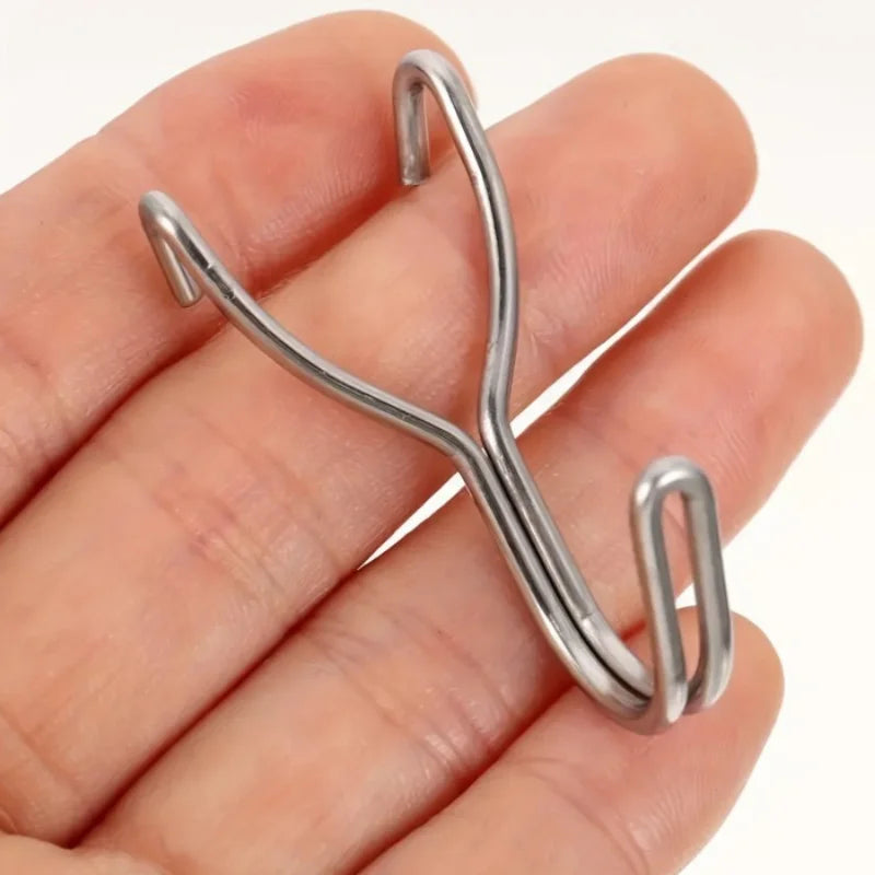 20-Pack Heavy Duty Stainless Steel Pegboard Hooks Pegboard Hooks Babs