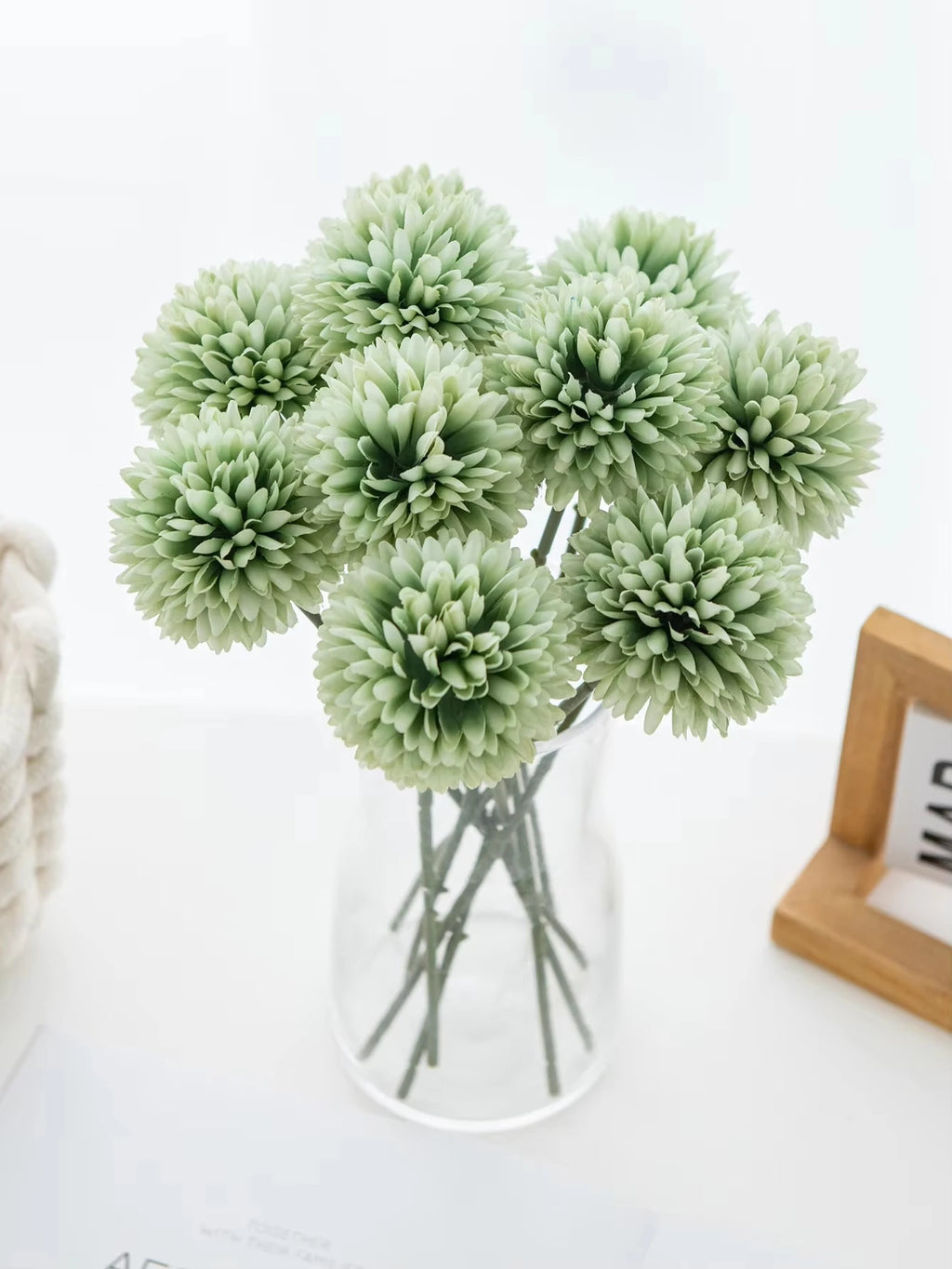Artificial Silk Dandelion & Hydrangea Flowers 3/5pcs Bouquet Artificial Flower Bouquet Babs