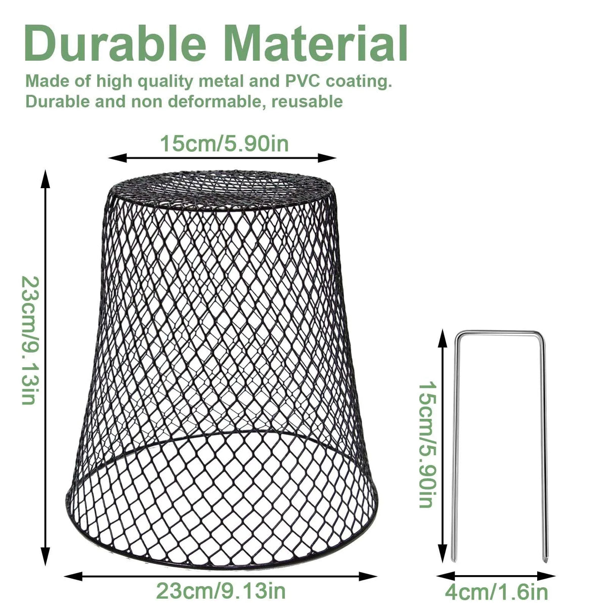 Chicken Wire Plant Cloches – Pest Guard Covers for Garden Garden Plant Cloche Babs