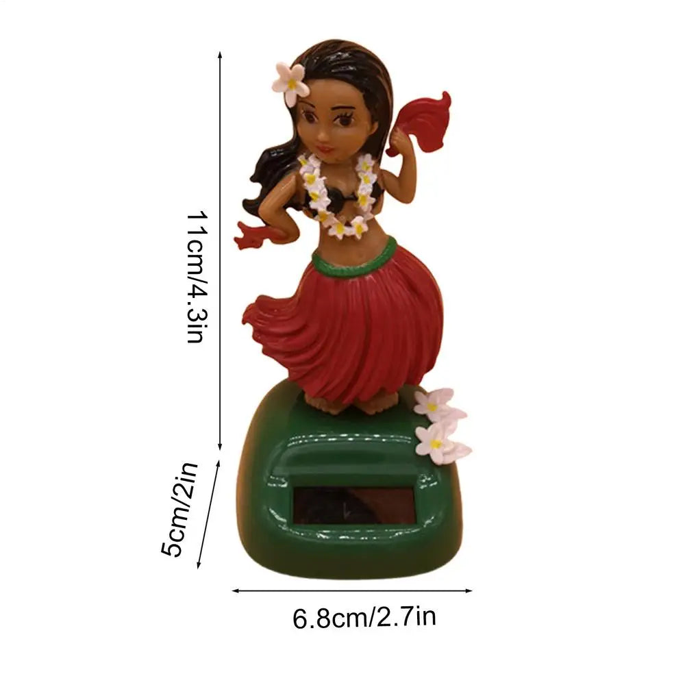 Hawaiian Girl Solar Dancing Bobblehead Car Dashboard Decor Solar Dancing Bobblehead Babs 02