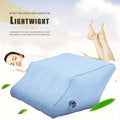 Inflatable Wedge Leg Pillow – Portable Knee & Foot Lift Cushion Inflatable Leg Pillow Babs 1pc