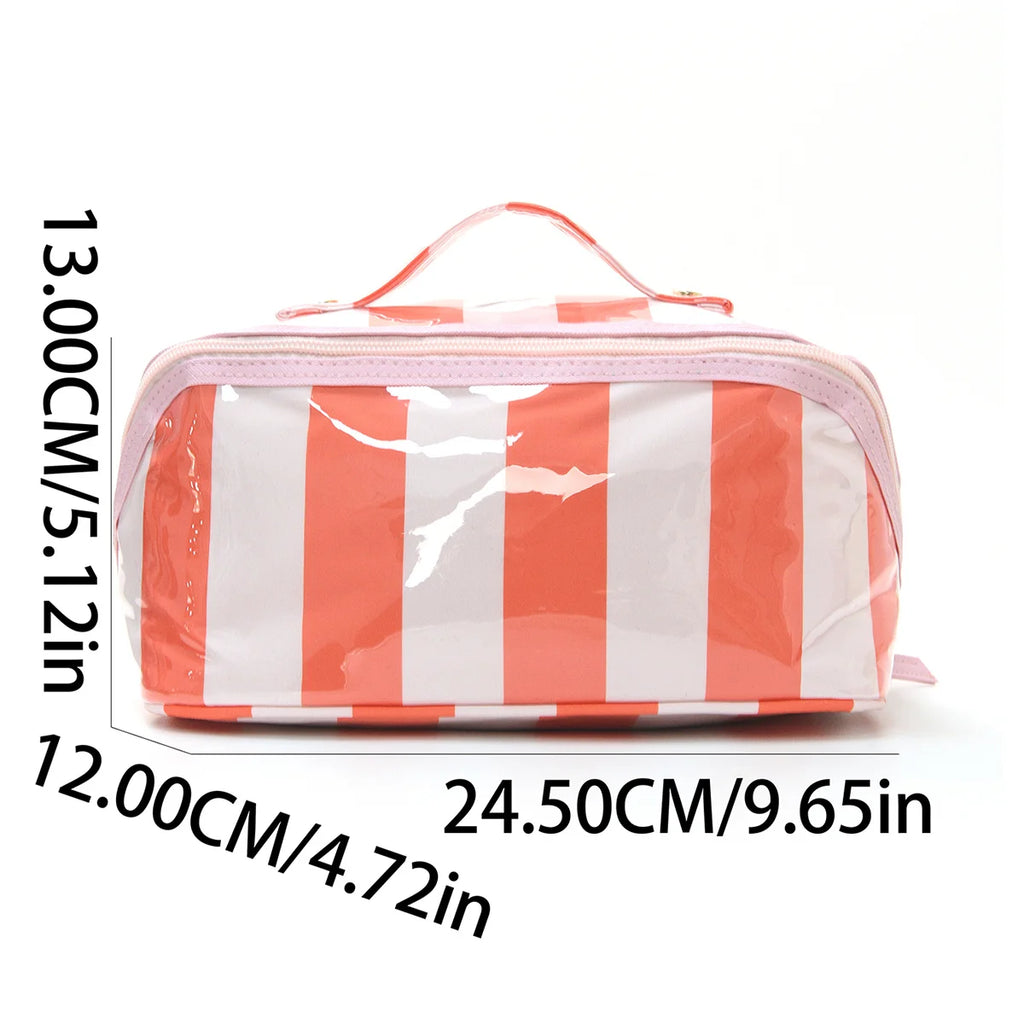Travel Makeup & Tech Organizer Pouch – Zipper Canvas Bag Travel Organizer Pouch Babs