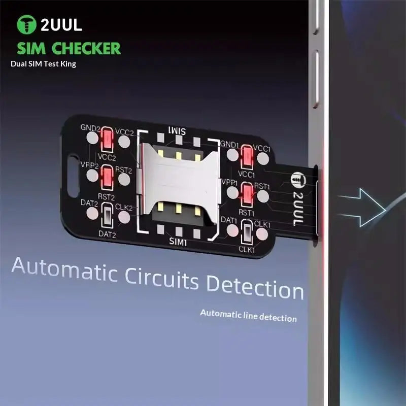 2UUL Dual SIM Card Checker – Fast Signal Detection Tool SIM Card Tester Babs Default Title
