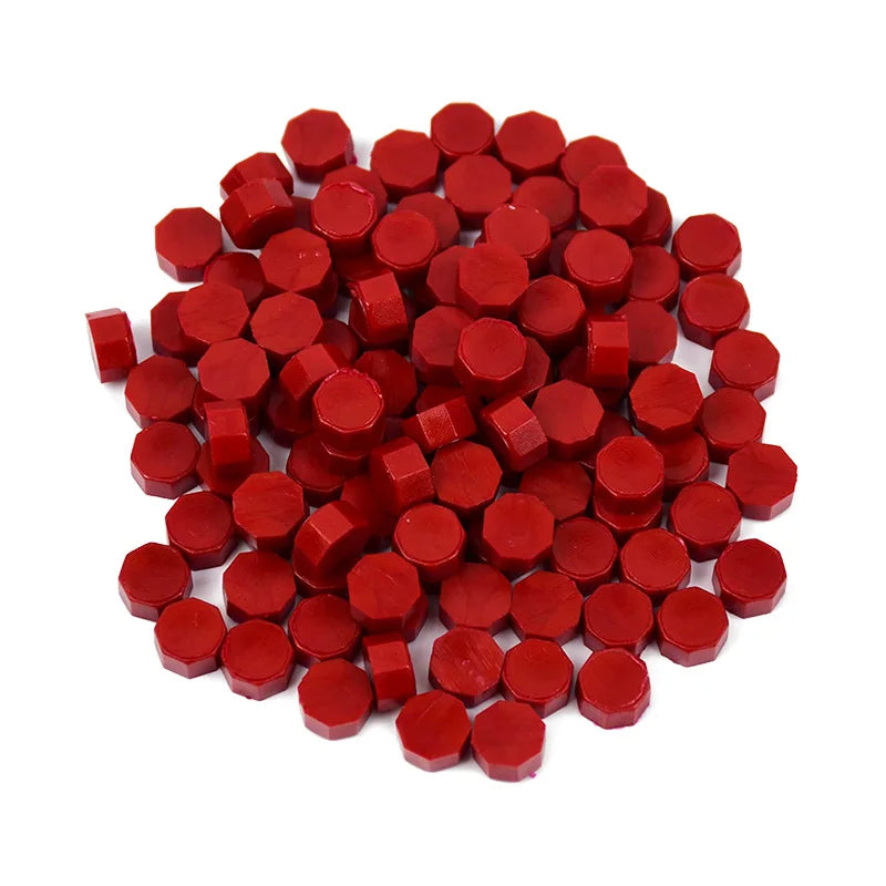 100Pcs Retro Colored Wax Seal Beads – Wedding & Scrapbooking