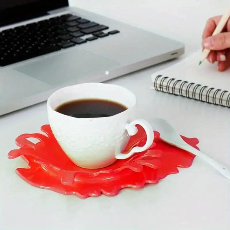 Silicone Coaster with Spoon Holder & Spatula Rest | Heat-Safe Silicone Kitchen Mat Babs