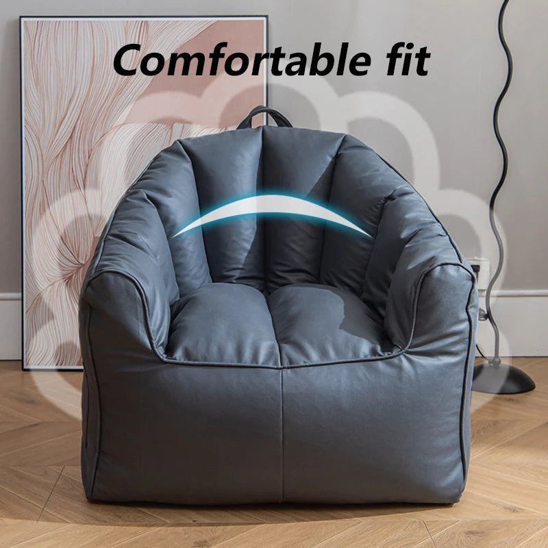 Modern Bean Bag Sofa – Single Seat, High-Density Sponge Bean Bag Sofa Babs