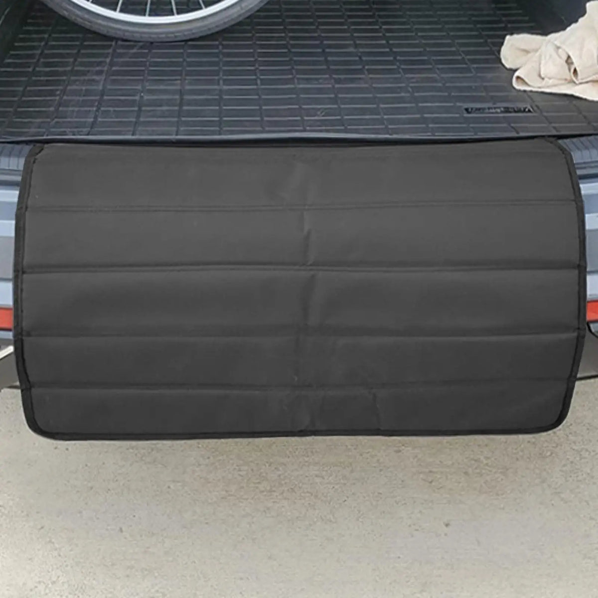 Foldable SUV Trunk Mat & Bumper Guard – Waterproof Cargo Liner Car Trunk Mat Babs