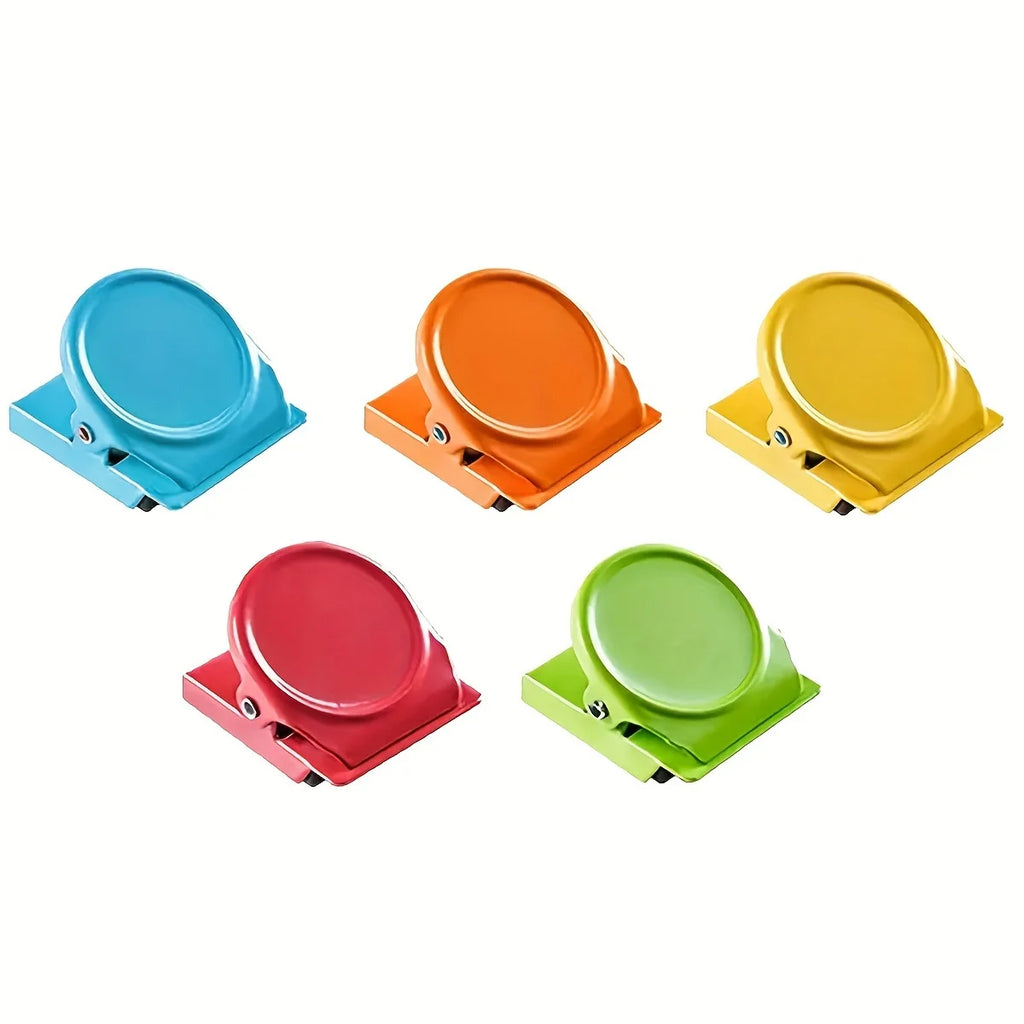 5-Pack Colorful Magnetic Clips for Fridge, Office & Home Magnetic Clips Babs