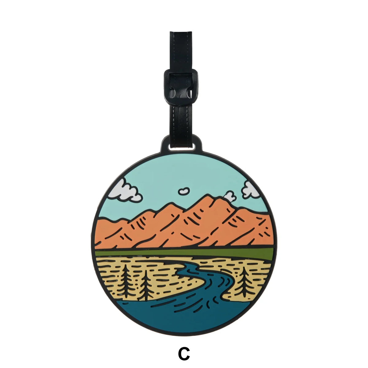 Starry Sky Luggage Tag – Privacy ID Travel Bag Tag | PVC Luggage Tag Babs C