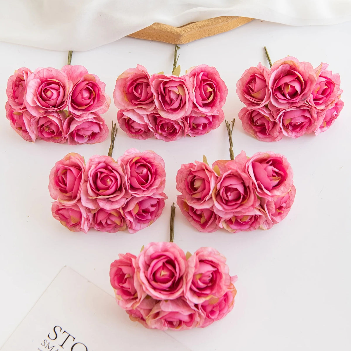 Artificial Silk Rose Bouquet for Wedding, Home & DIY Decor Artificial Flower Bouquet Babs