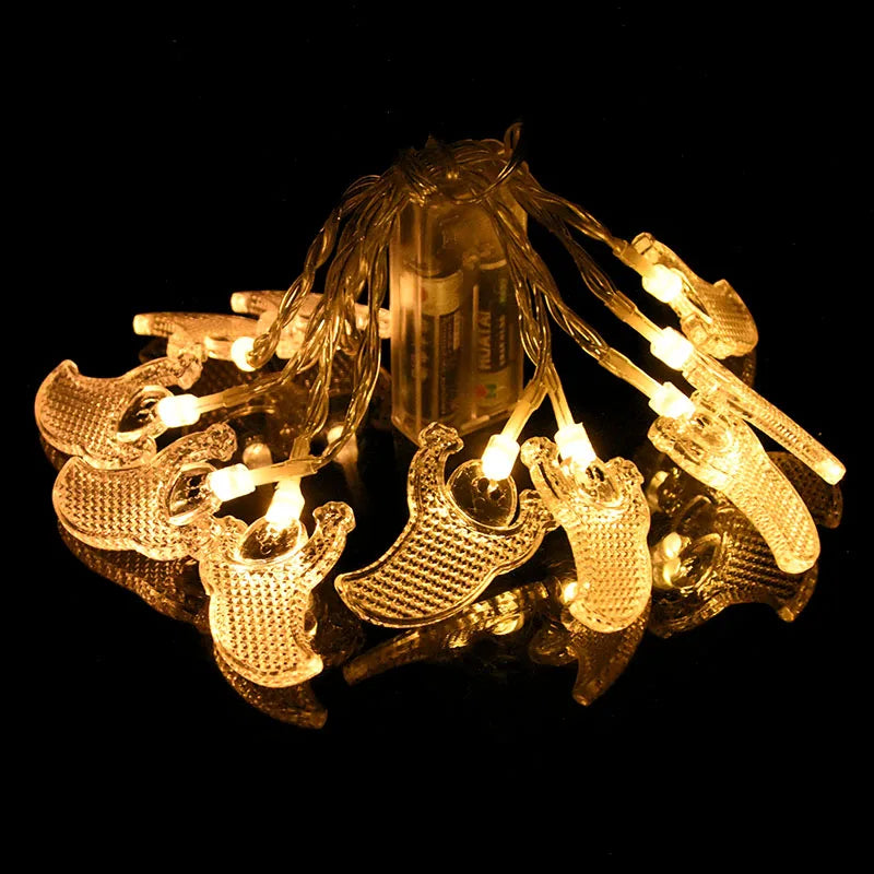 Halloween LED String Lights – Pumpkin Bat Ghost 10-LED 1.5M Halloween String Lights Babs Ghost