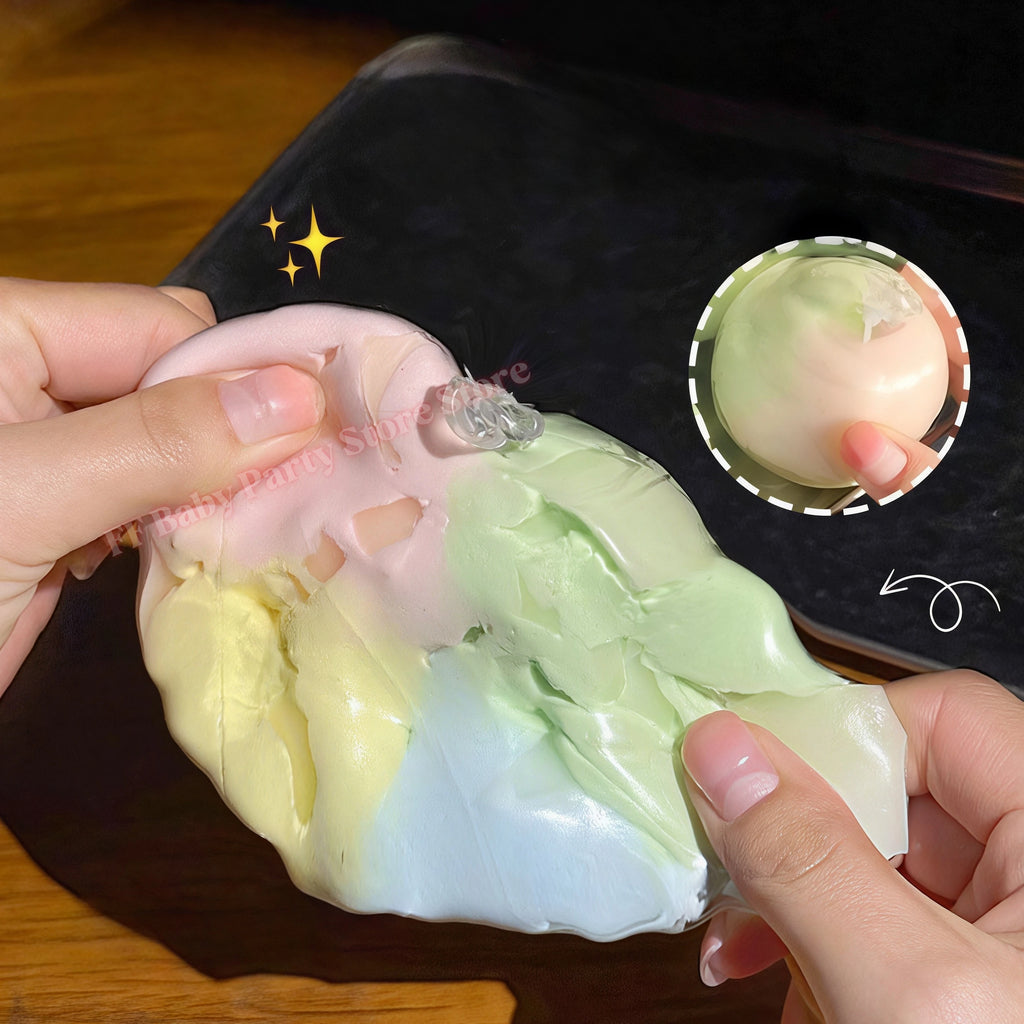 Squishy Sensory Fidget Balls – Chocolate, Matcha & Macaron Squishy Fidget Toy Babs