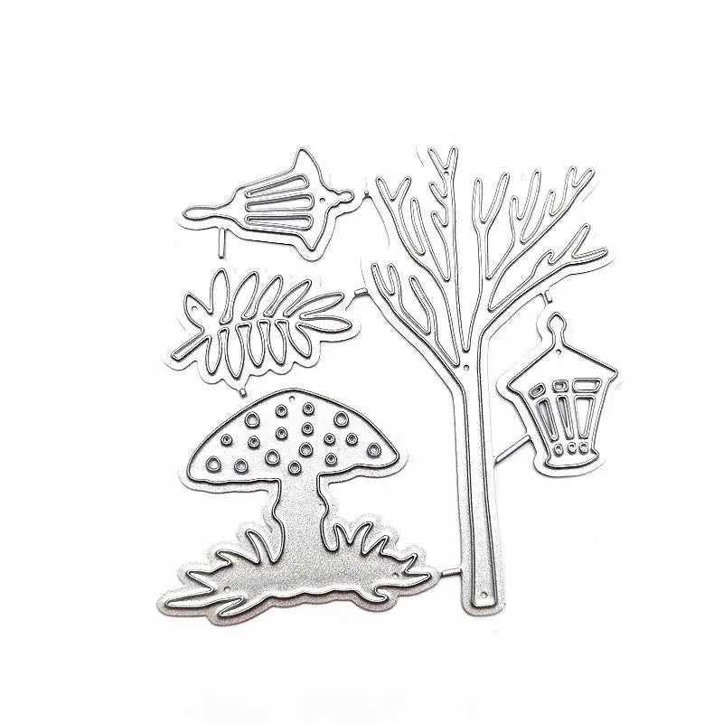 2PC Bird & Birdcage Metal Dies – DIY Scrapbook Card Making Craft Metal Dies Babs