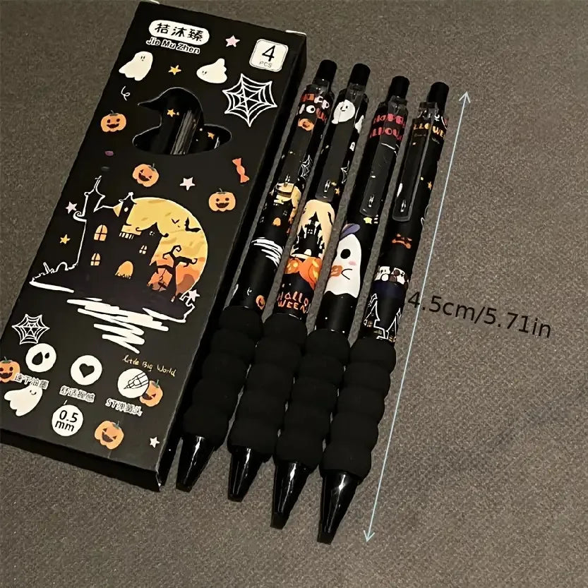 4PCS Halloween Gel Pens 0.5mm – Classroom Rewards & Party Gifts Halloween Gel Pens Babs