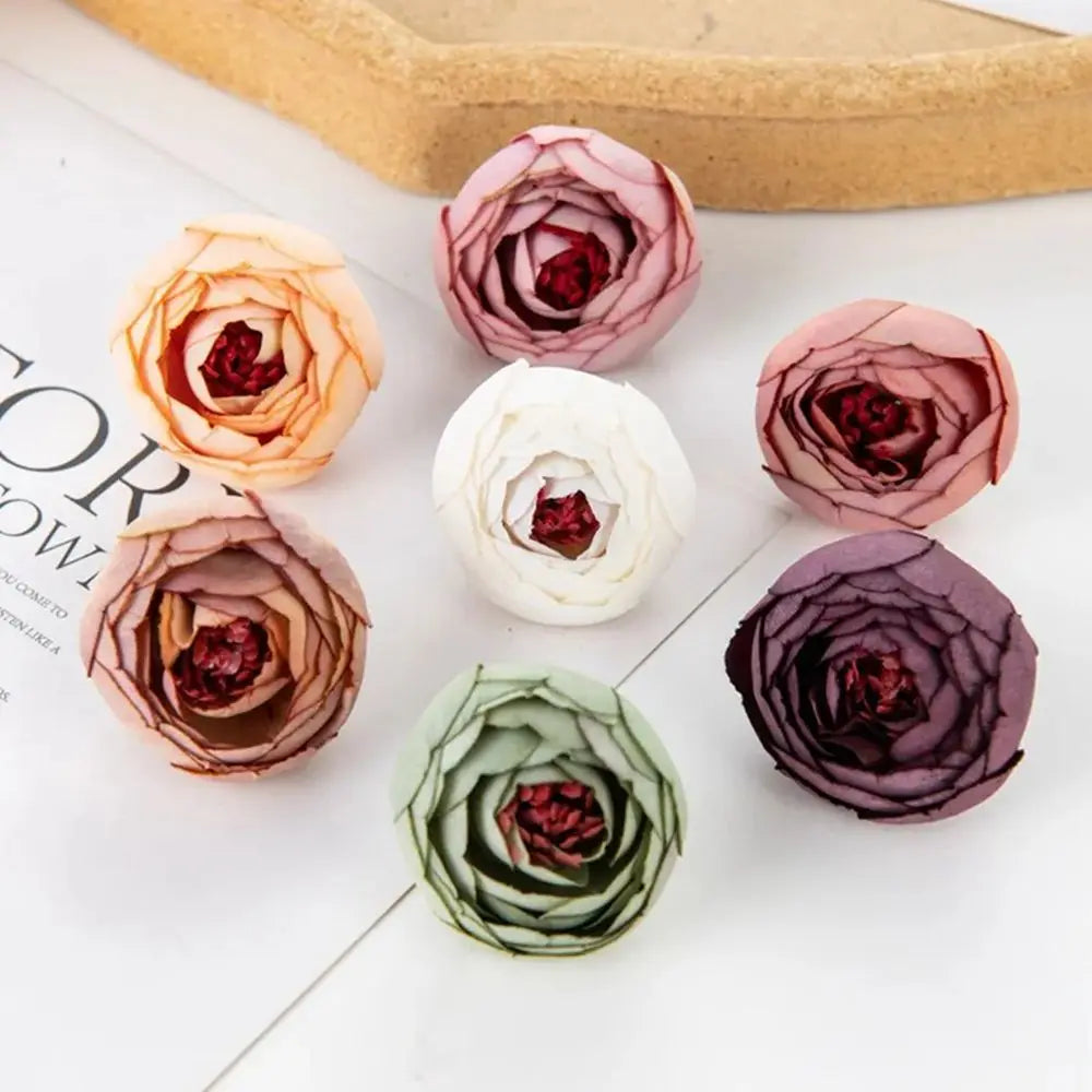 Silk Tea Rose Buds 50/100pc – Artificial Flowers for Weddings Artificial Silk Flowers Babs