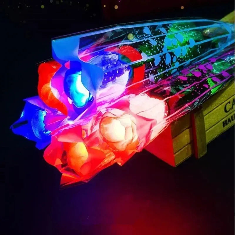 30pcs LED Glow Artificial Roses – Party & Birthday Décor Artificial Glow Flowers Babs