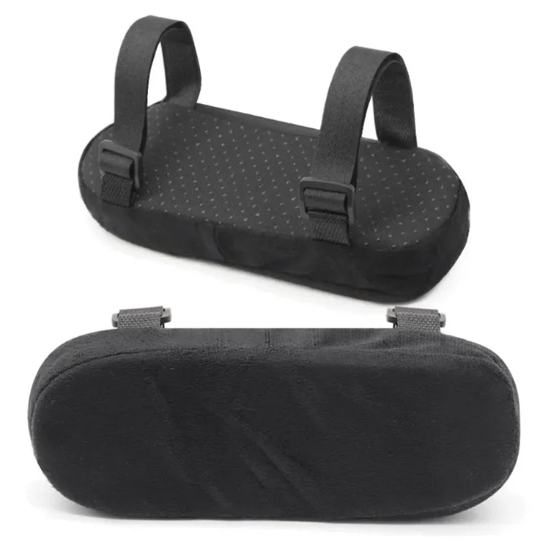 2Pcs Office Chair Armrest Cushion Pads – Plush Foam Elbow Cover Chair Armrest Cushion Babs 2pcs