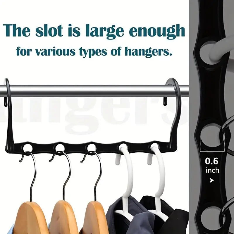 6-Pack Magic Space-Saving Multi Hangers – Closet Organizer Closet Multi Hangers Babs