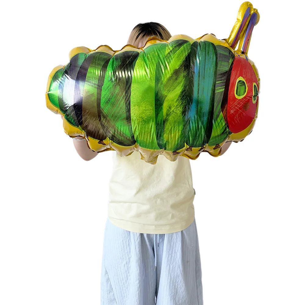 Cartoon Caterpillar Foil Balloon Set – 32" Number Balloons 1–9 Party Foil Balloons Babs