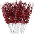 Artificial Multicolor Eucalyptus Faux Greenery Stems – DIY Decor Artificial Greenery Stems Babs color 6 15 pcs