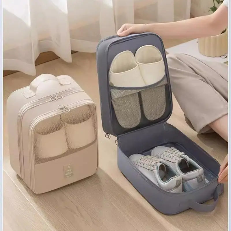 Travel Shoe Bag – Breathable Mesh, Dustproof, 2-3 Pairs Travel Shoe Bag Babs