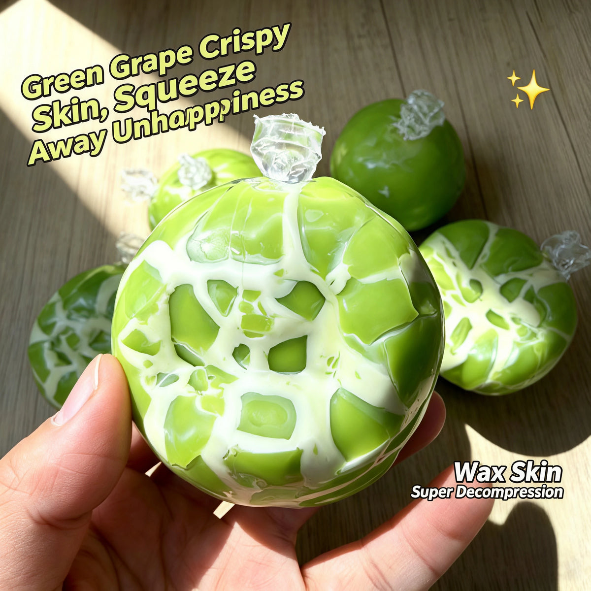 Melon Bear Taba Squishy Toy | Butter Texture ASMR Fidget Squishy Fidget Toy Babs 1pc 2