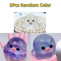 Bubble Octopus Squeeze Pop Fidget Toy – Foam Slow-Stretch Fun Foam Fidget Toy Babs 3Pcs Random Color