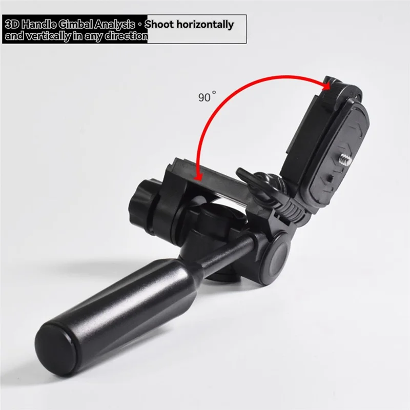 Camera Ball Head 3/8" 1/4" Thread with Quick Release Plate Tripod Ball Head Babs Black