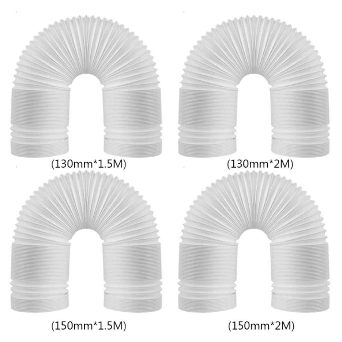 Telescopic AC Exhaust Vent Hose 150CM/200CM | 13cm & 15cm AC Exhaust Vent Hose Babs