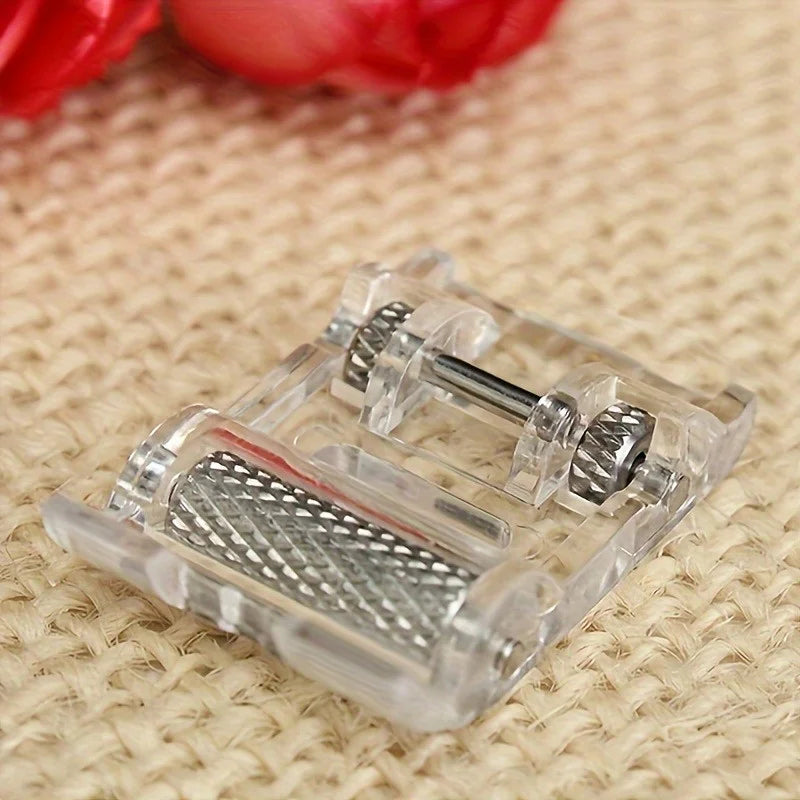 2pcs Plastic Leather Roller Presser Foot for Sewing Machines Sewing Presser Foot Babs