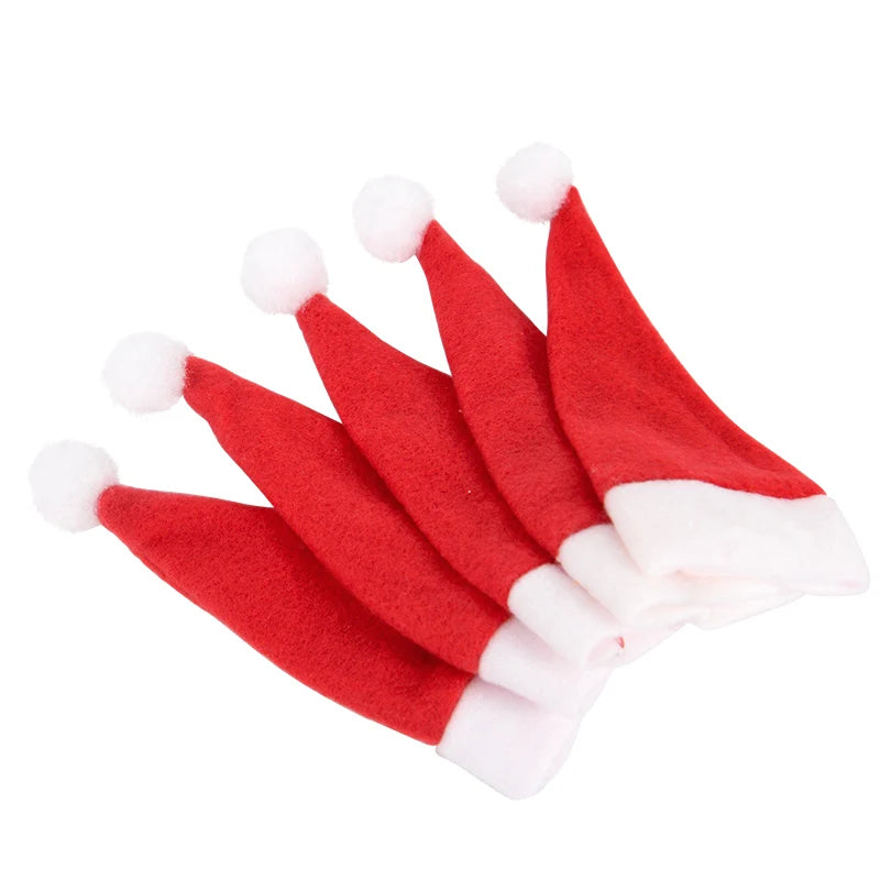 Mini Hat Christmas Cutlery Holders Set 10/20pcs – Holiday Table Holiday Cutlery Holders Babs