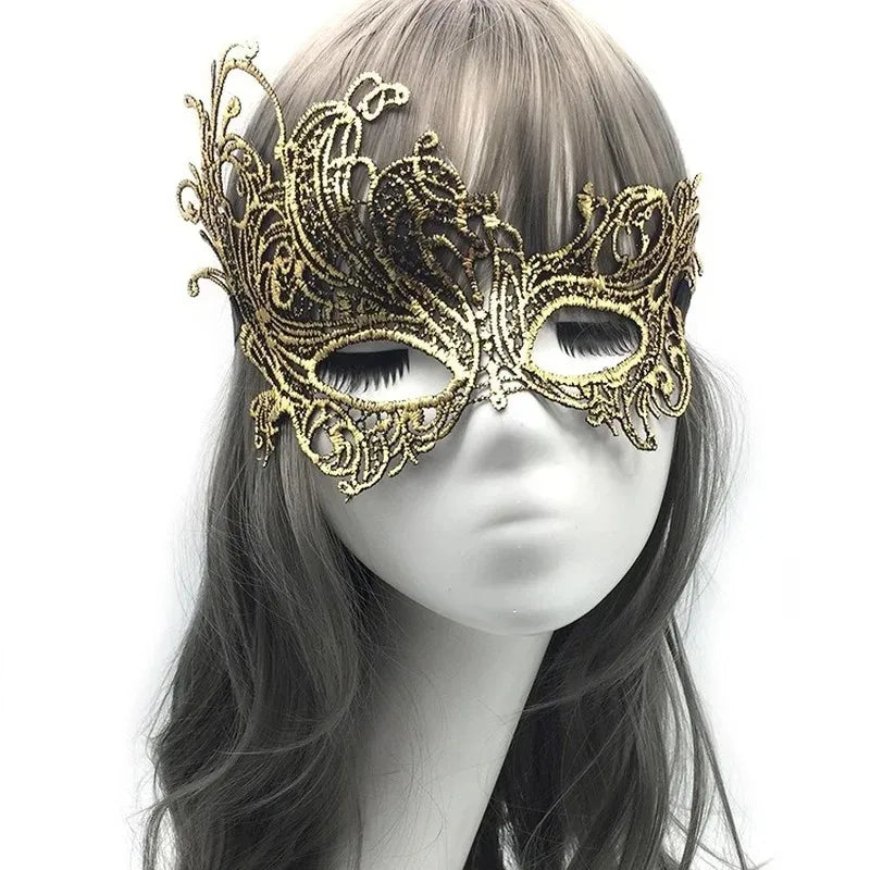 24pcs Lace Masquerade Eye Masks – Venetian Cosplay Party Set Masquerade Eye Mask Babs