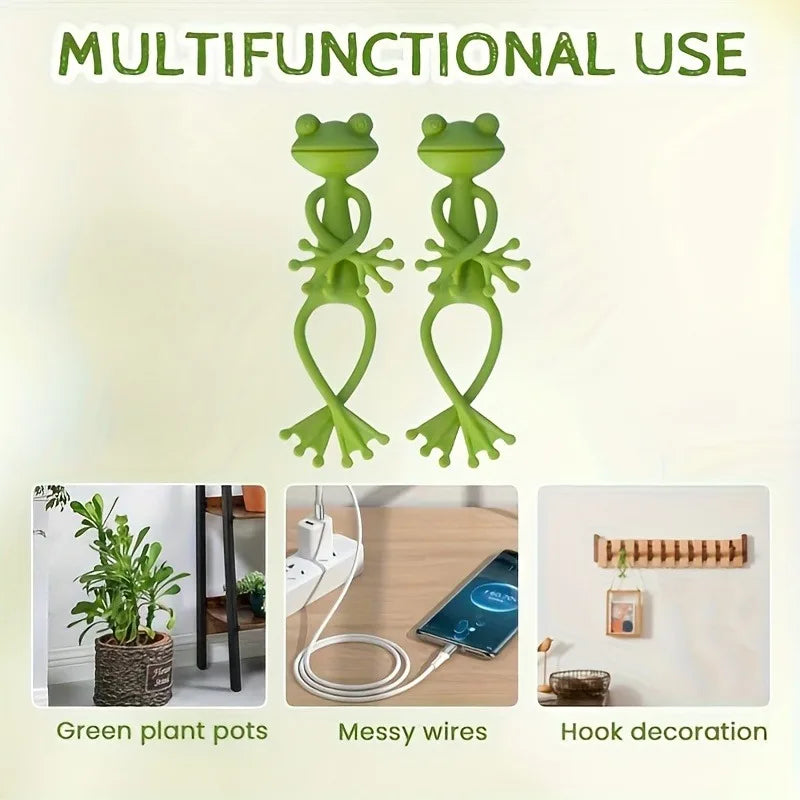 5-Pack Green Frog Plant Stands for Small Potted Plants Plant Stand Set Babs