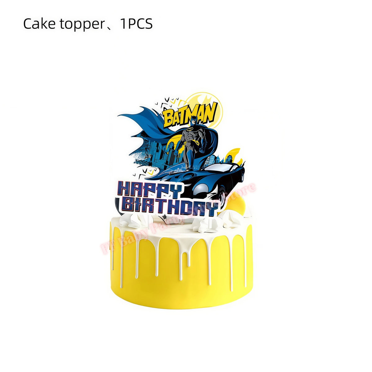 Bat Superhero Birthday Party Kit – Tableware, Balloons & Decor