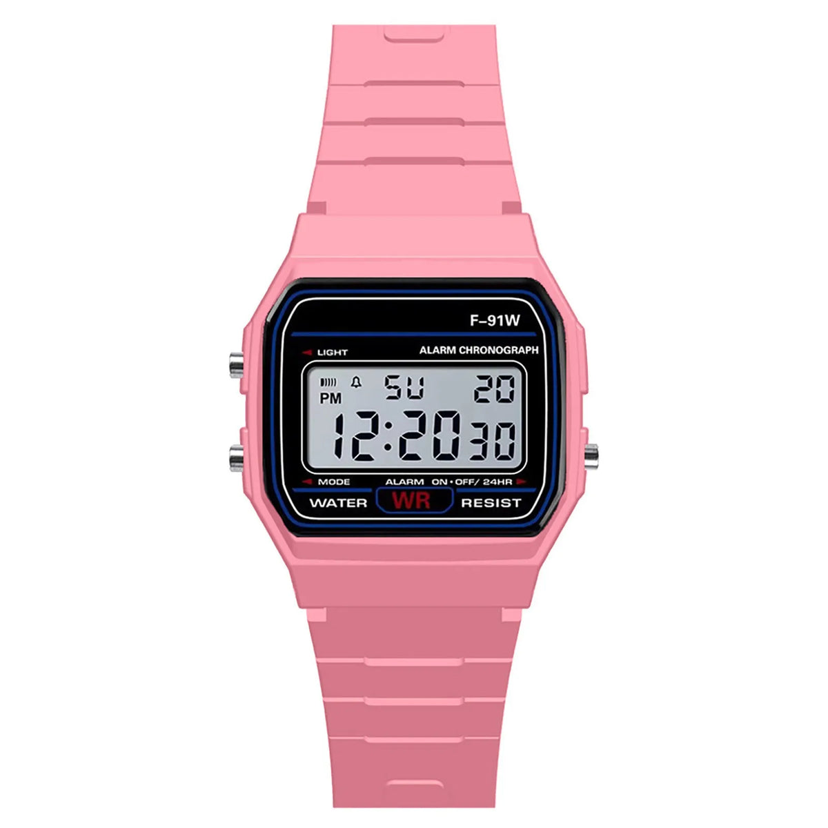 Men's Vintage Military Sport LED Digital Waterproof Watch Digital Sport Watch Babs Pink