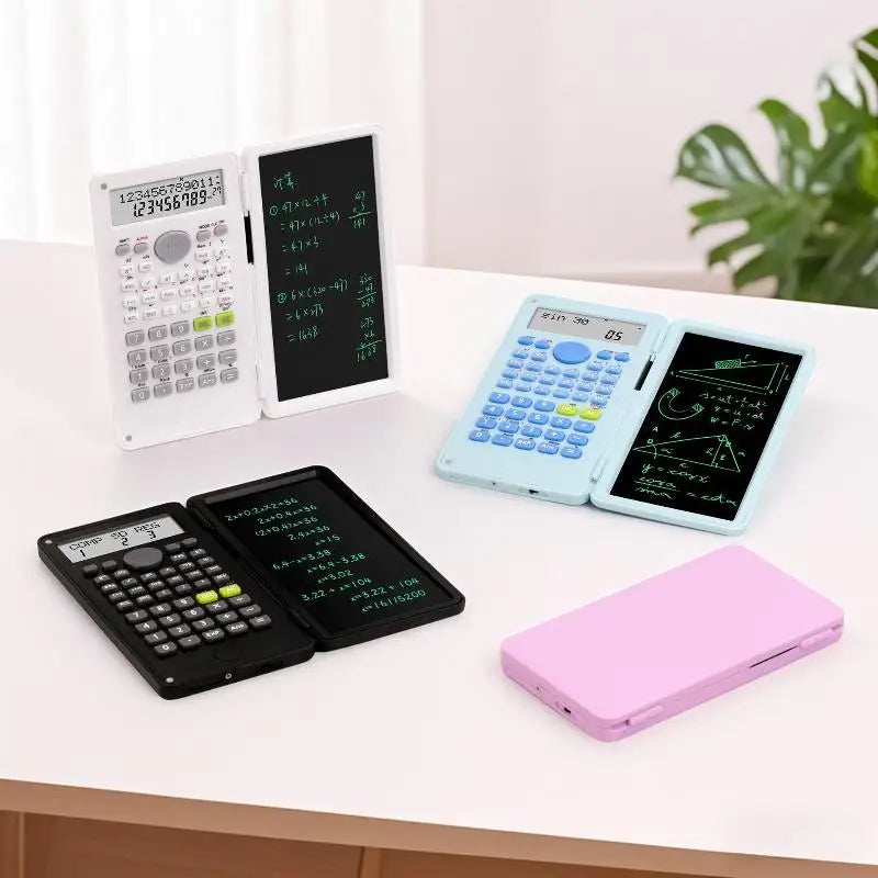 HUXUAN 2-in-1 Scientific Calculator & LCD Writing Tablet Scientific Calculator Babs