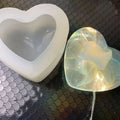 2pcs 3D Heart Silicone Mold – Candle, Resin & Baking Silicone Craft Mold Babs L-2PCS