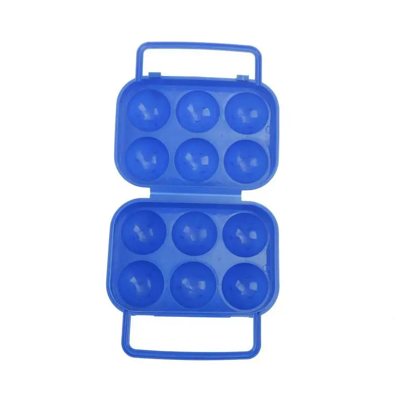 Portable Plastic Egg Carrier Container – Camping & Kitchen Egg Storage Container Babs blue