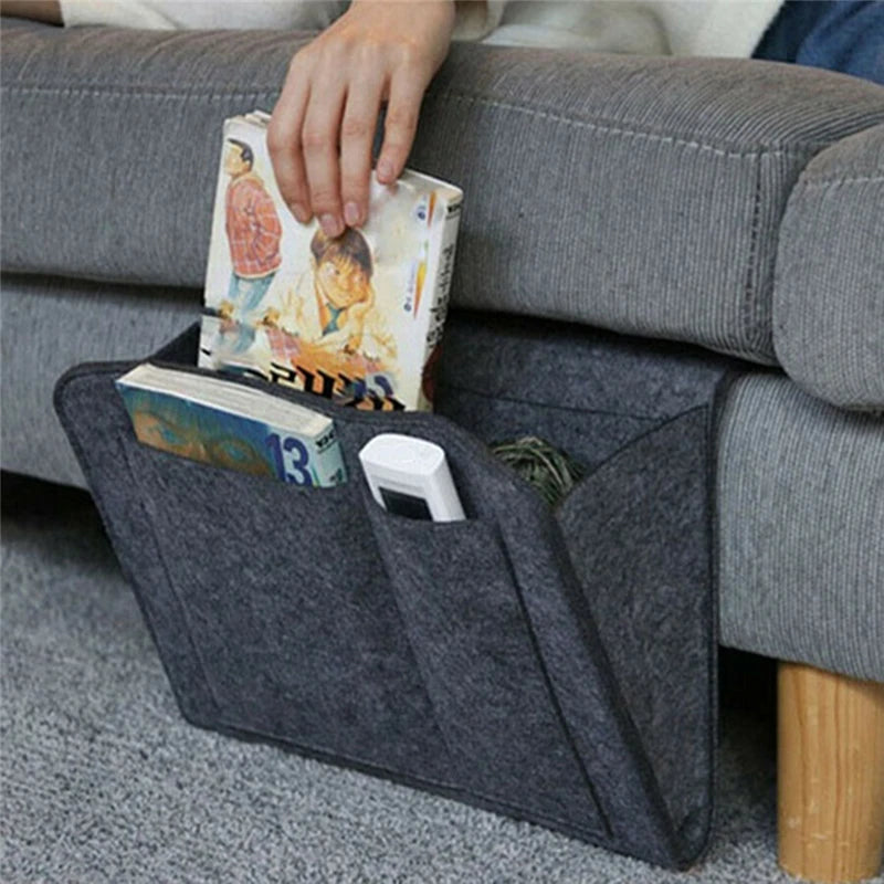 Felt Bedside Storage Organizer – Hanging Bed & Sofa Pouch Bedside Storage Organizer Babs