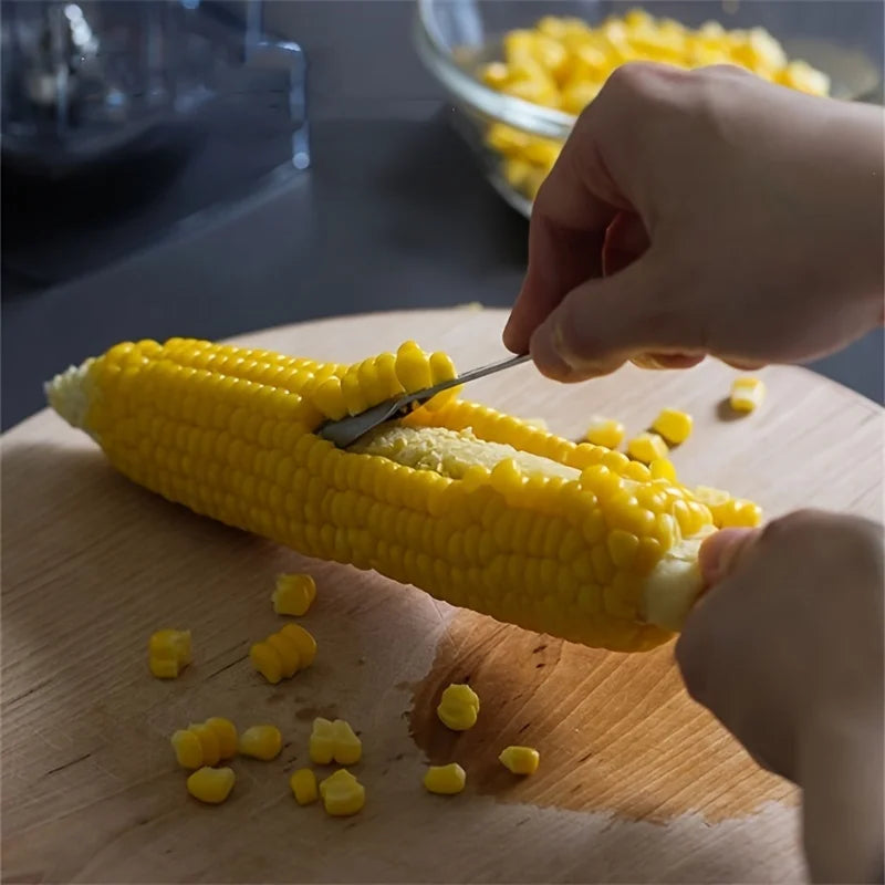 Stainless Steel Corn Kernel Remover – Fast & Easy Stripper Corn Kernel Remover Babs